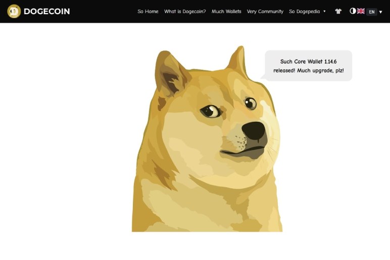Navigate to the Dogecoin Page